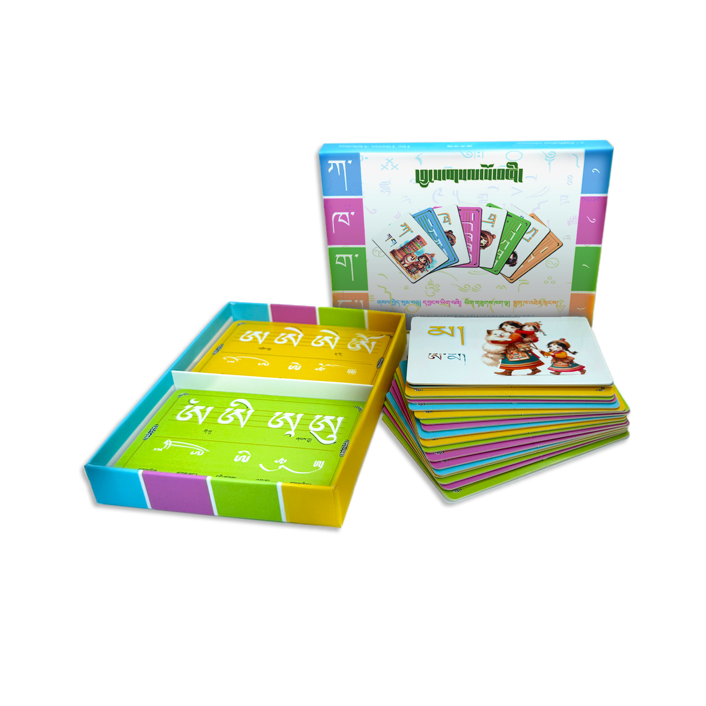 Tibetan Alphabet flash learning card
