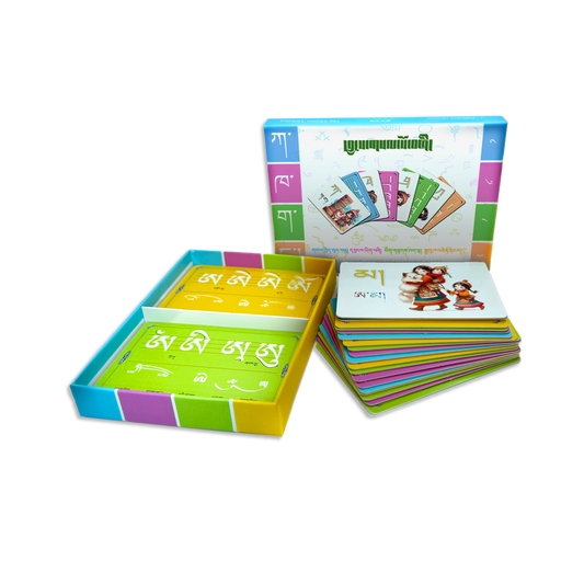 Tibetan Alphabet flash learning card
